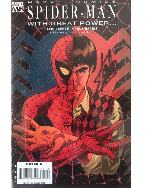 Marvel - Spiderman signé par Stan Lee
