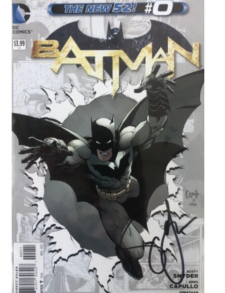 Batman The new 52 #0 signé par Scott Snyder