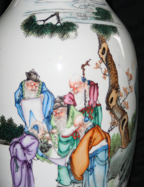 Vase traditionnel chinois les Marchands