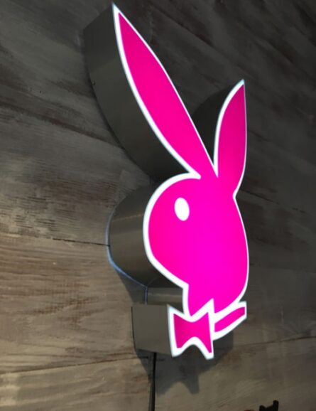 Enseigne publicitaire lumineuse Playboy - Rare