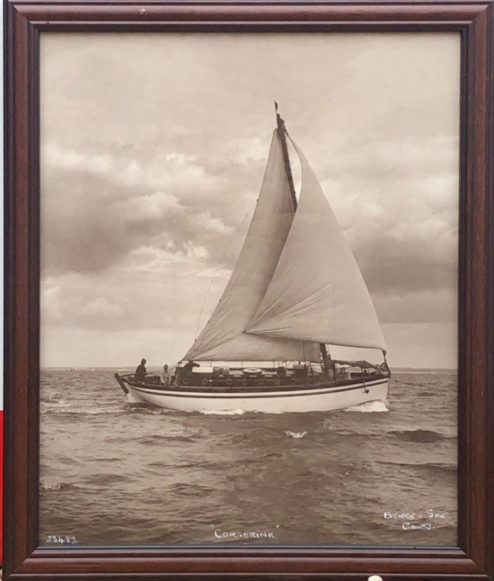 Photographie du voilier "Corserine" de Beken of Cowes