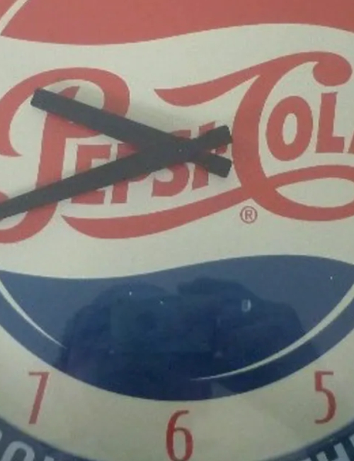 Horloge Pepsi Cola Vintage