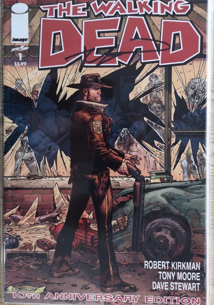 The Walking Dead # 1 Full Color signé par Robert Kirkman