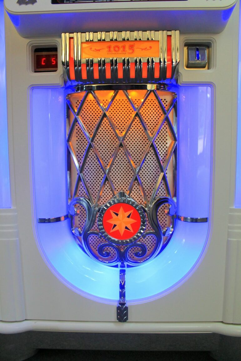 Juke box Sound Leisure Blanc laqué – Image 9