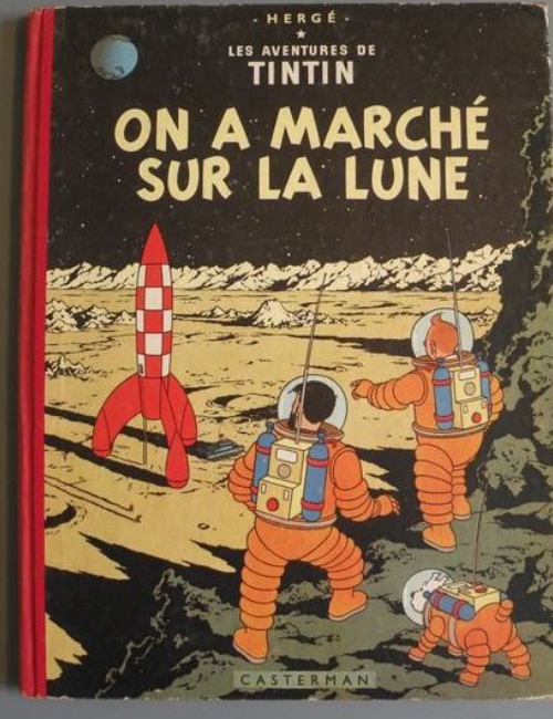 Tintin - On a marché sur la Lune (B11) - 1954 EO