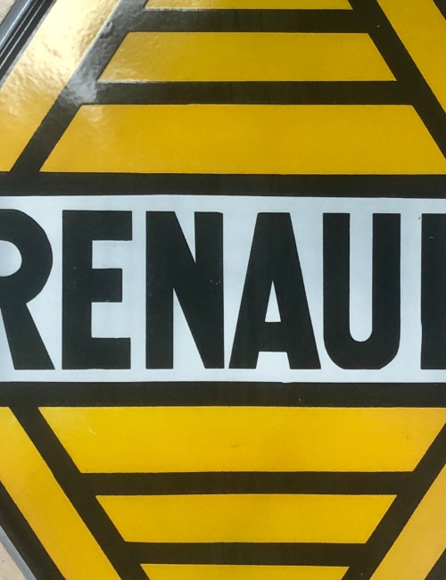 plaque émaillée Renault 1959