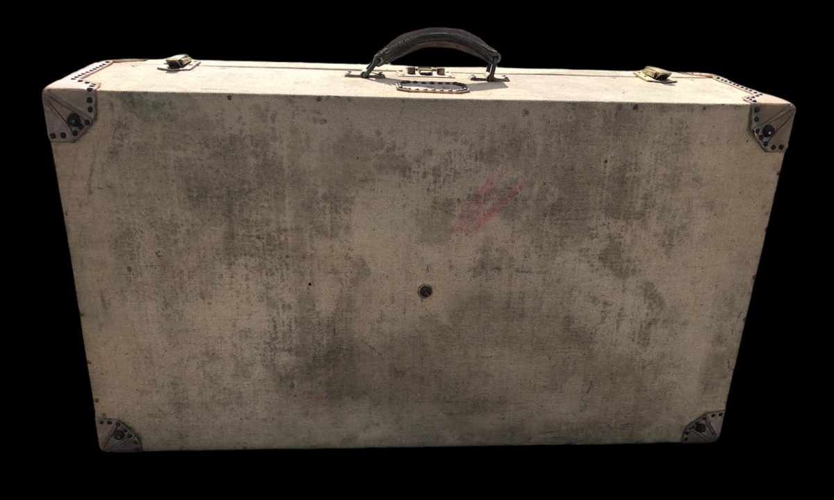 ANCIENNE VALISE Vintage cuir toile HERMES à restaurer EUR 500,00 - FR