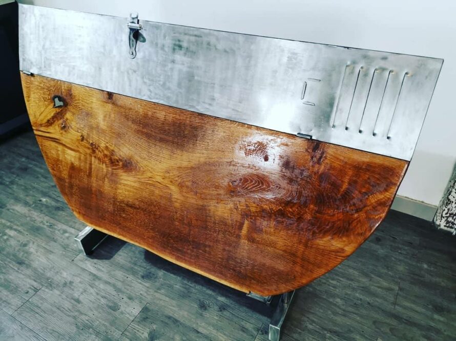 Table de Pliante Ambiance Industrielle