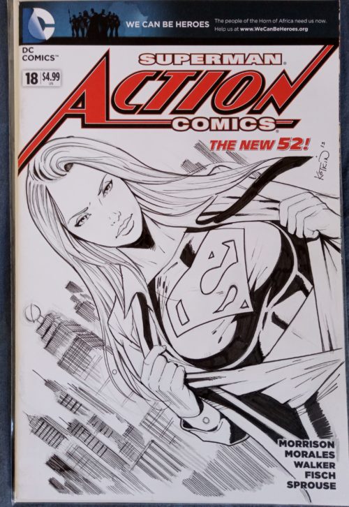 Superman Action Comics #18 Cover signé