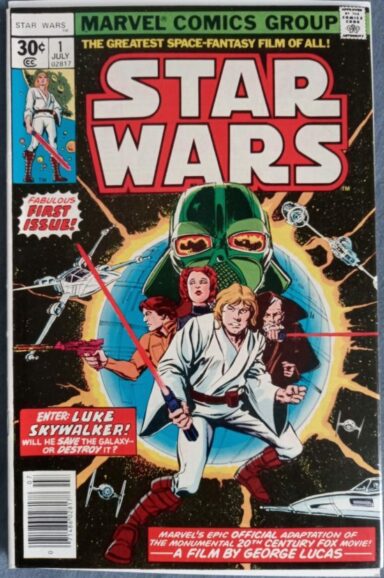 Lot : Star Wars #1#2#3#4#5 - 1ère Impression à 30ct Ultra-Rare (1977)