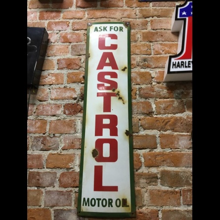 Lampe Castrol Vintage - Enseigne Lumineuse Pub Garage Rétro