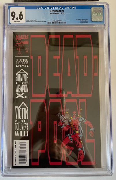 Deadpool #1 cgc 9.6