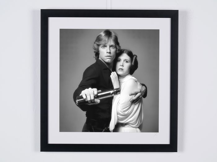 Star Wars - A New Hope - Carrie Fisher & Mark Hamill - Photo numérotée
