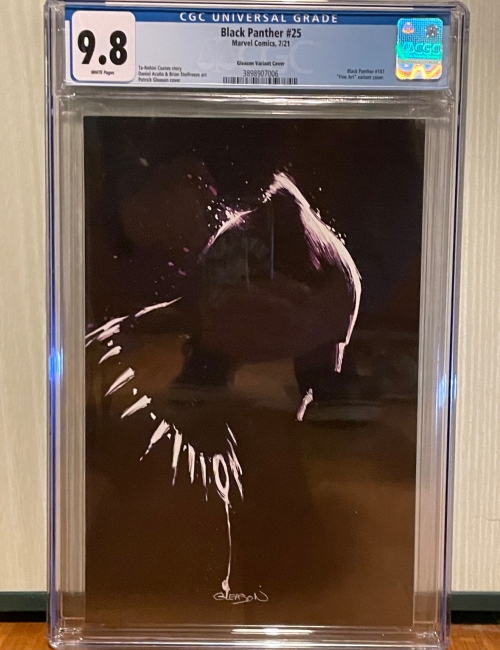 Black Panther # 25 CGC 9.8 - Gleason Variant Cover