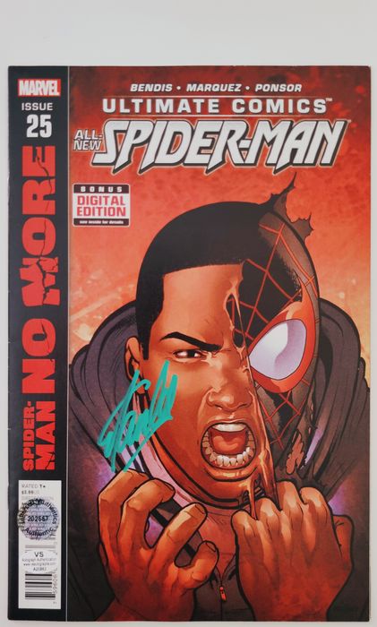 Ultimate SpiderMan signé par Stan Lee