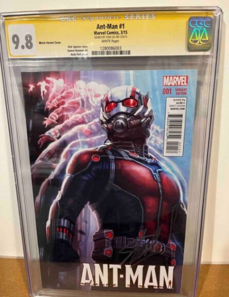 Ant-man # 1 - CGC 9.8 - Signé par Stan Lee - Exceptionnel et introuvable