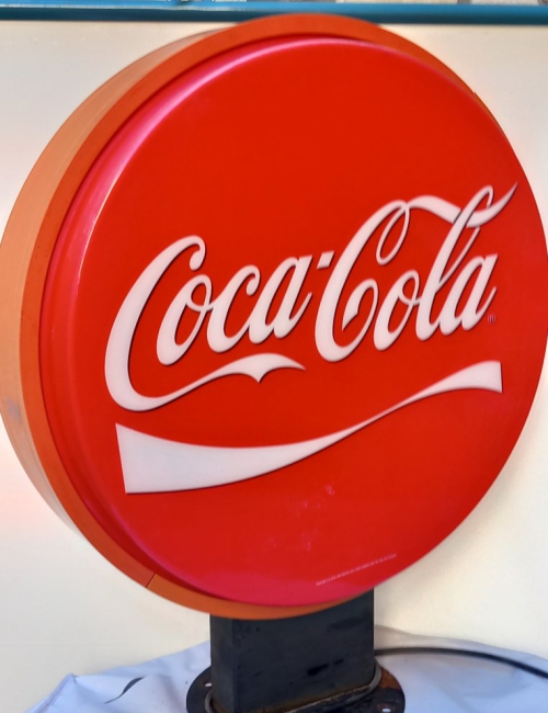 Enseigne publicitaire lumineuse - Lightbox Coca Cola