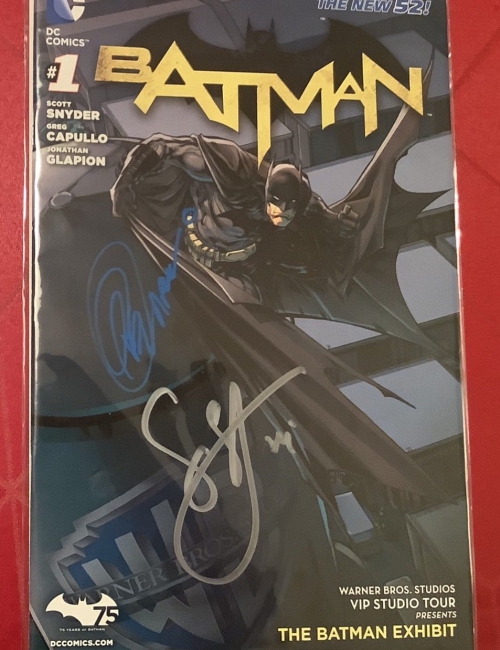Batman The new 52 #1 signé par Scott Snyder et Greg Capullo