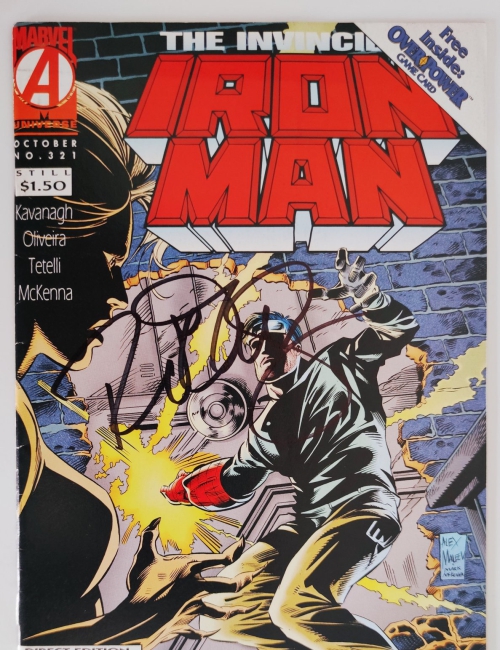 Iron Man #321 - Signed by Robert Downey Jr - Softcover - First edition