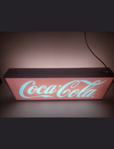 Enseigne Lumineuse Vintage CHAINE GAZ - Années 70 - Décoration Atelier - 60x60 Cm