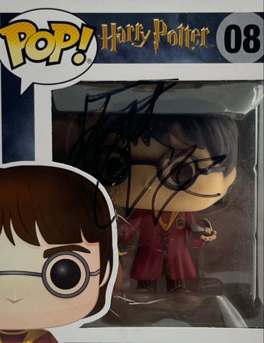 Rare ! Harry Potter - Daniel Radcliffe - Funko Pop signée