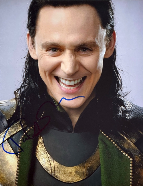 Marvel - Tom Hiddleston - Loki photo dédicacée
