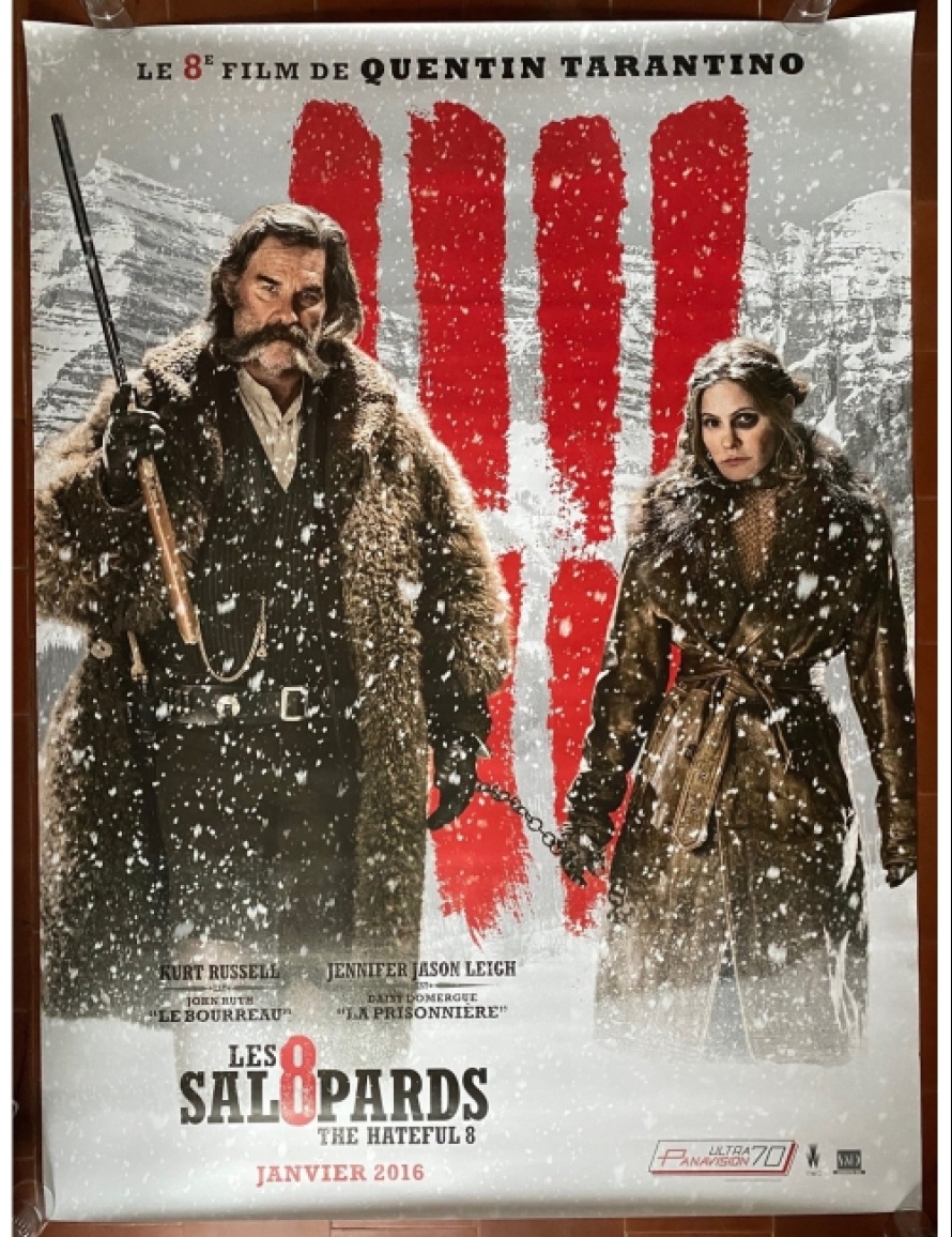 Affiche originale - Tarantino - The Hateful Eight - Kurt Russell