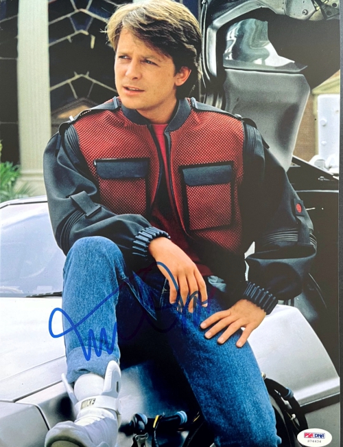 Retour vers le futur - Michael J.Fox - Photo signée