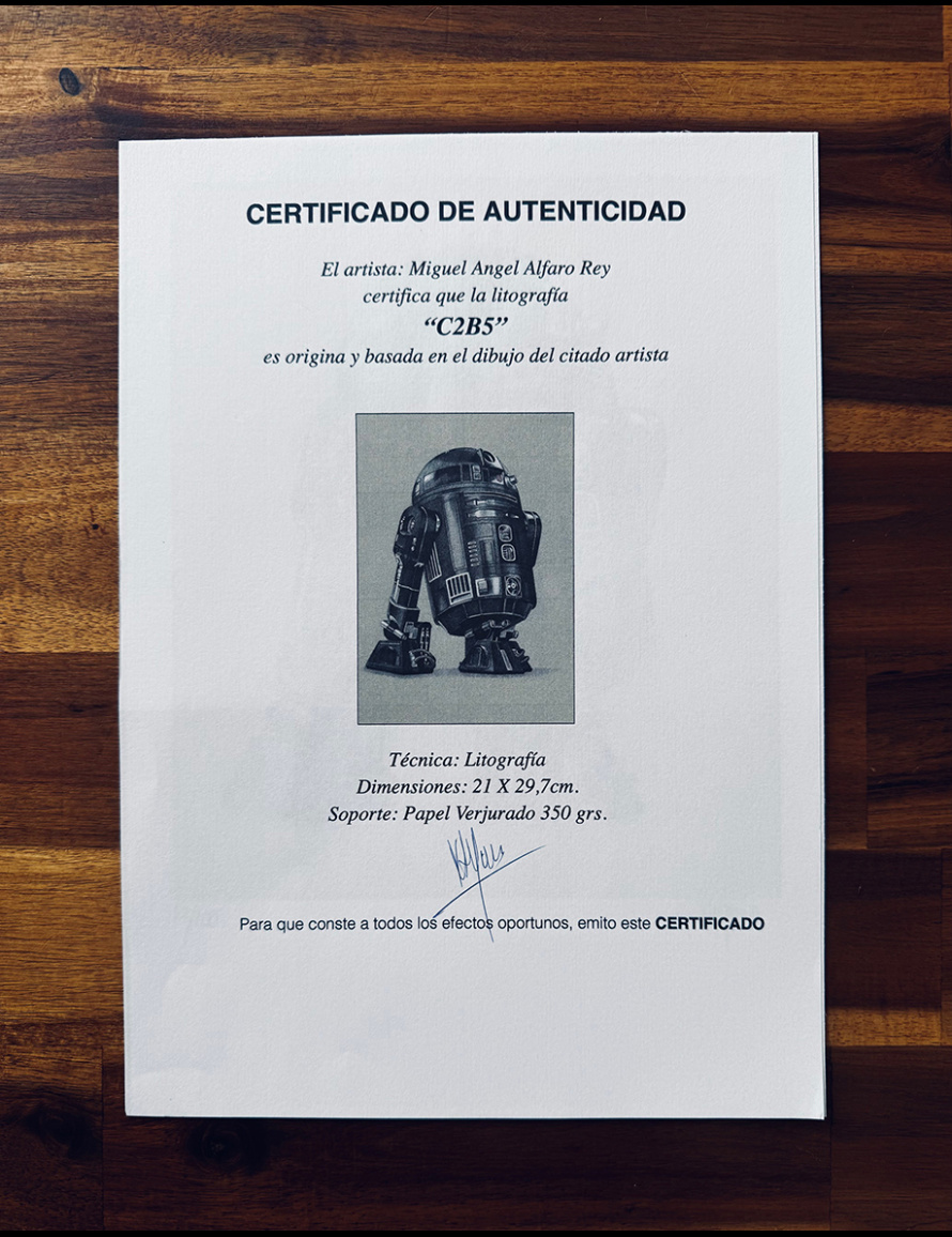 Star Wars - Lithographie numérotée - C2B5