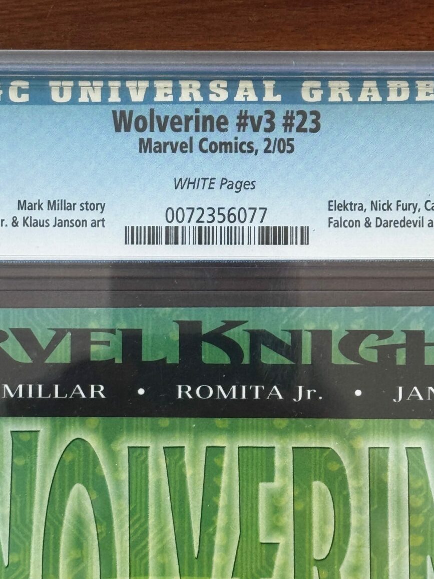 Wolverine v3 #23 - CGC 9.8 - Rare !