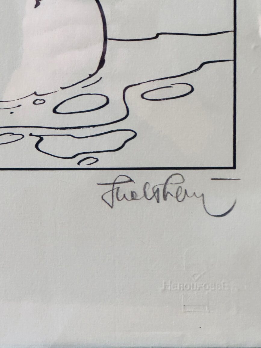 François Walthéry - Natacha - lithographie d'artiste signée – Image 4