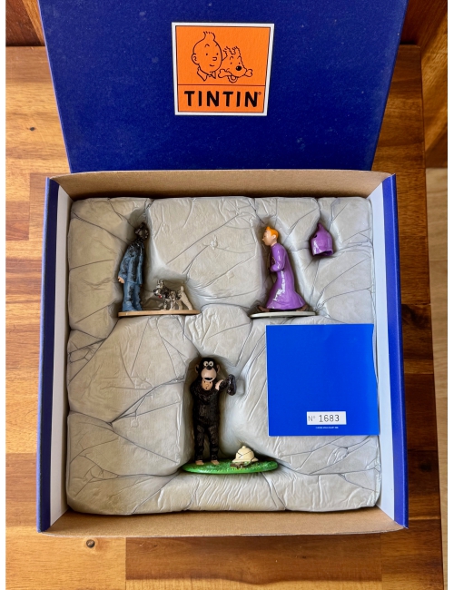 Statuettes Pixi Tintin Trio - Collection Expressions (Moulinsart) - série limitée